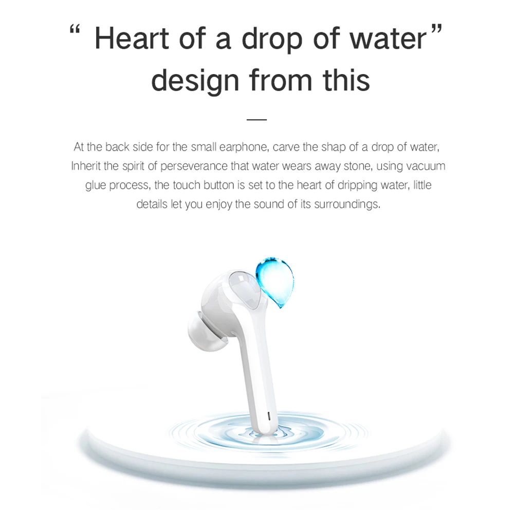 TWS True Wireless Earbuds Bluetooth 5 0 Earphone Bluetooth Music headphones Hi Fi Voice Touch Control Dual MIC Rogbid G9 mini