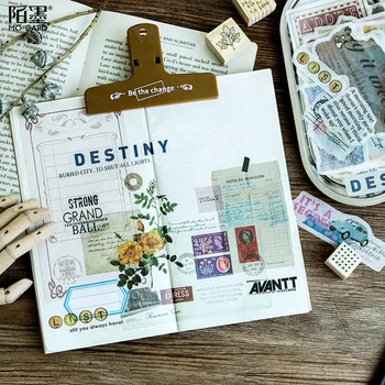 

60 Pcs/PACK Retro Letter Newspaper Paper Stickers Scrapbooking Marker Diary School Supplies Stationery Bullet Journal