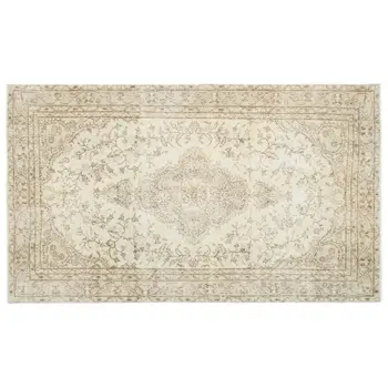 

Handmade Beige Vintage English English Area Rug 164x274 Cm-5'5''X8'12''