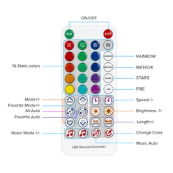 SP617E Controller SK6812 RGBW Bluetooth Music App Built In Mic WS2814 UCS2904 SM16704 TM1824 LED Light Strip IOS Android 5V 24V