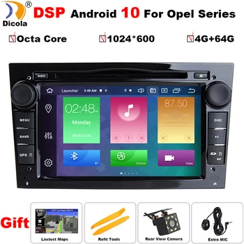 

4G+64G Android 10 DSP Car DVD For Opel Vectra Antara Zefira Corsa Meriva Astra 8 Core Radio GPS Multimedia Player DVR SWC DTV 4G