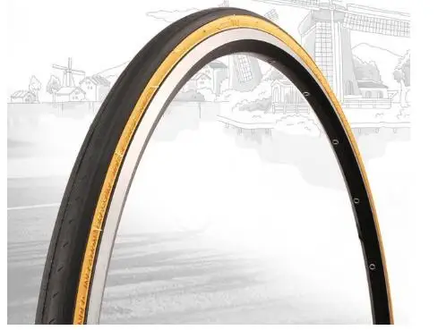 Black-Yellow KENDA велосипедные шины K191 шины для шоссейных велосипедов Шины 700* 23C 700C велосипедные шины pneu bicicleta Maxi запчасти 8 цветов - Цвет: Black-Yellow