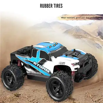 

HS RC Car 18301/18302 1/18 2.4G 4WD Control Crawler High Speed Big Foot RC Racing Car OFF-Road Vehicle RTR Toys Cars