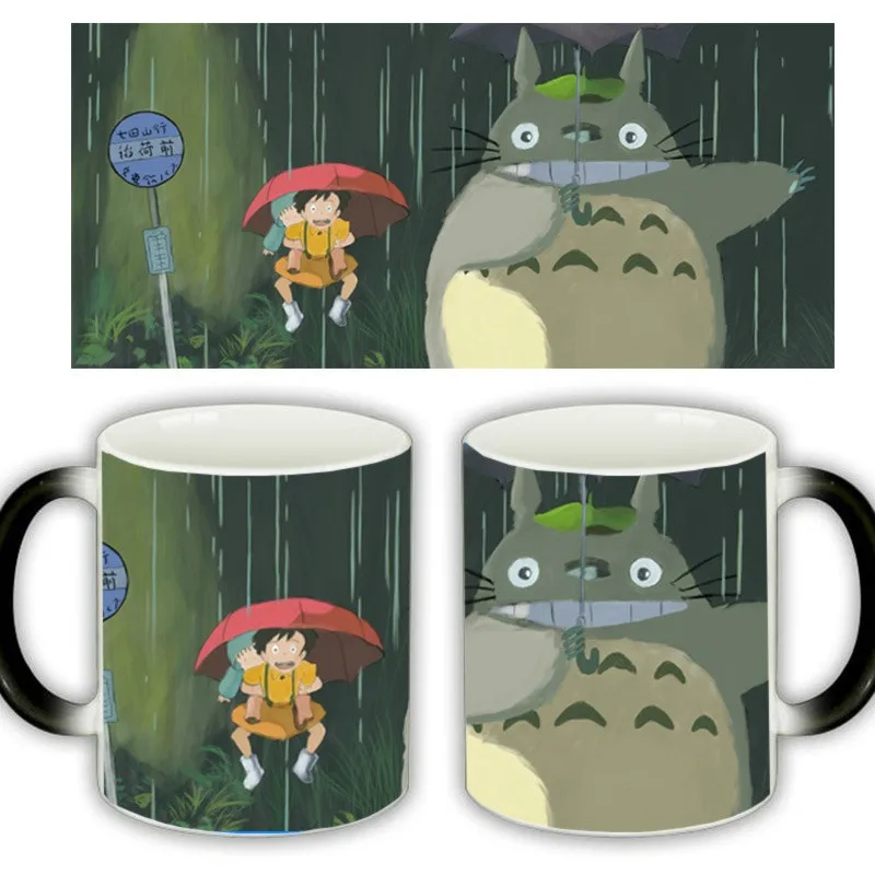 

Anime Lovely Style Miyazaki Totoro A Grade Ceramic Cup Discolorations Rain Mug