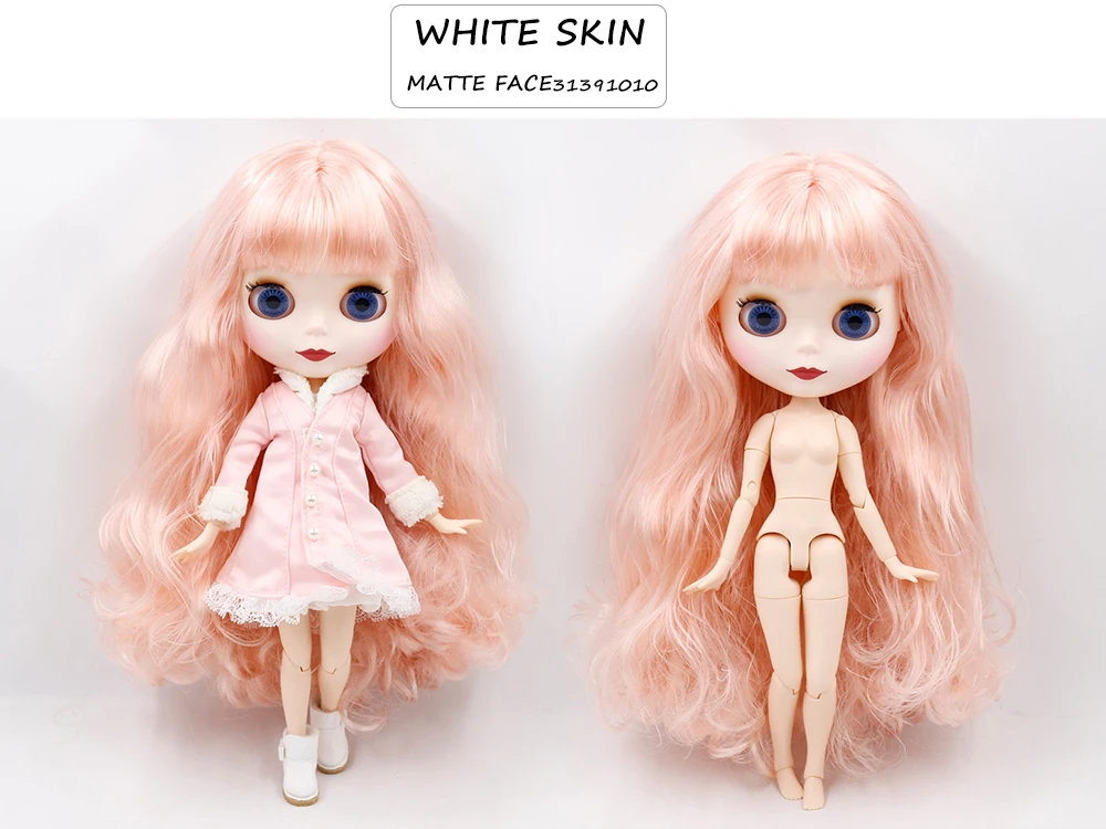 ICY DBS Blyth doll joint body white skin black skin dark skin DIY Make up special price give hand set AB girl gift moana doll