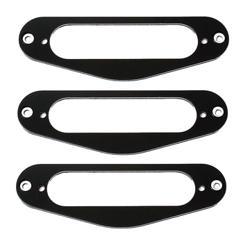 

3 pcs Pickup Frame Single Coil Durable Prime Flat Mounting Ring Humbucker Frame Pickup Frame for Musical Instrument Bass Guitar