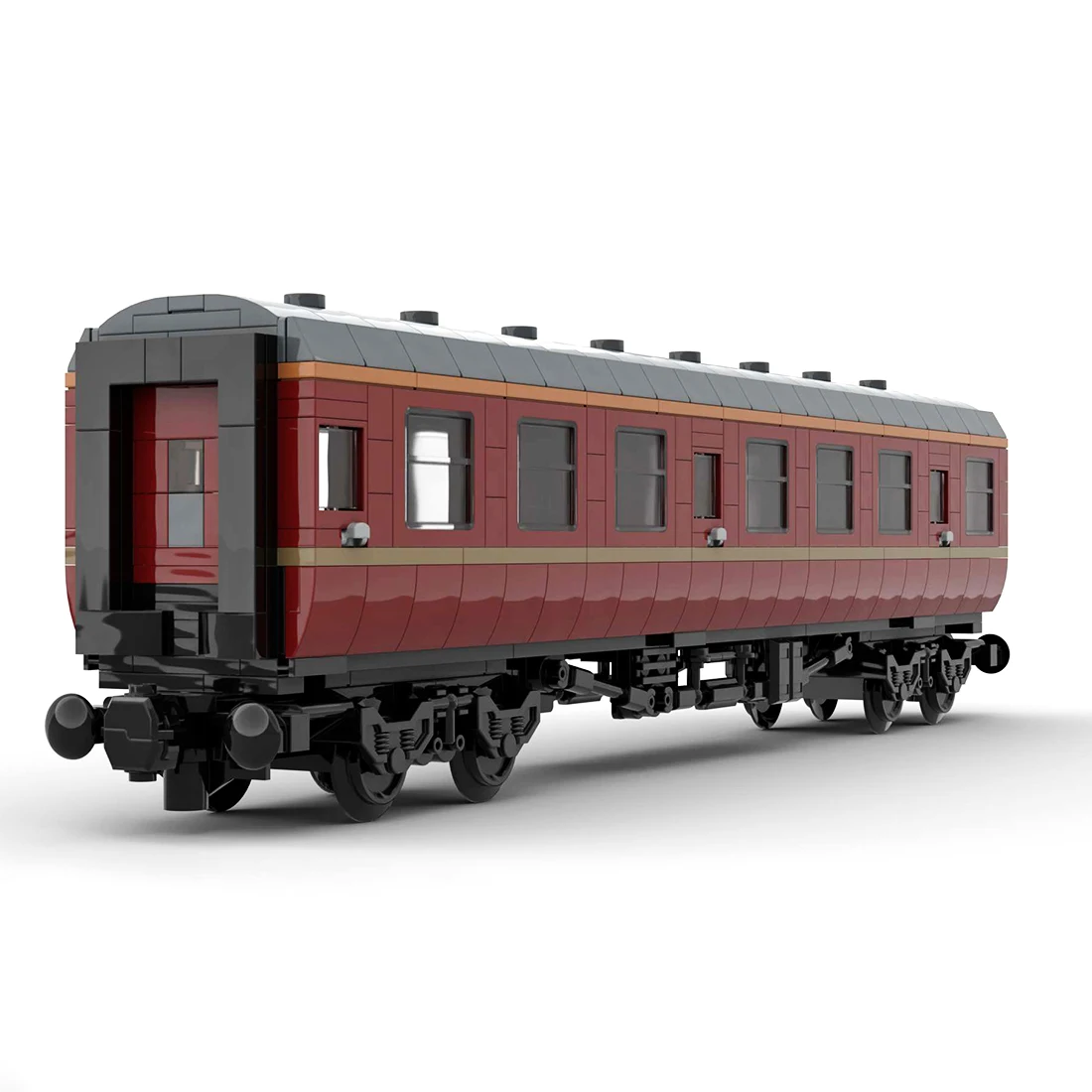 

Authorized MOC-52021 730Pcs 7wide HP Express Passenger Car Model Small Particles Building Blocks Set (by Brickdesigned_germany)