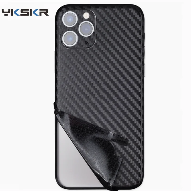 Углеродное волокно 3D полное покрытие для iPhone Кожа Наклейка защитный чехол для мобильного телефона для iPhone 11 Pro MAX 6 6s 7 8 Plus X XR XS