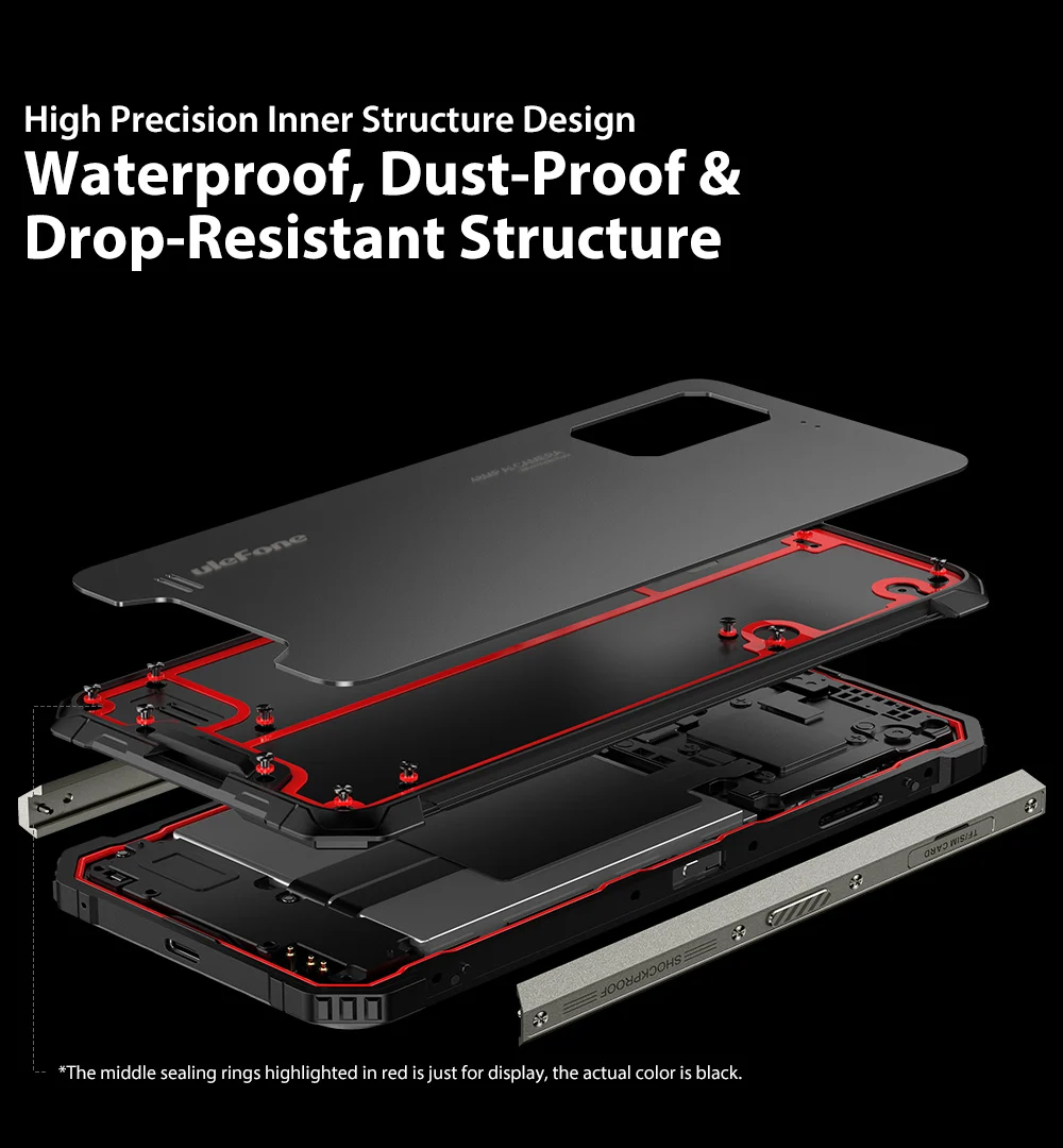 Ulefone Armor 7 глобальная полоса 48MP Тройная камера Android 9,0 Finfgerprint ID And Face Unlock 6,3 ''телефон 128GB 8GB NFC 5500mAh