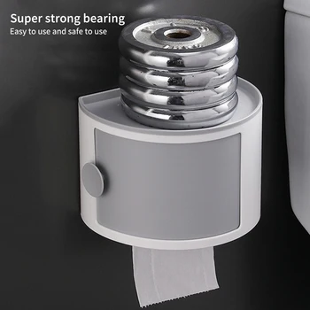 

Waterproof Cosmetics Storage Box Bathroom Accessory Wall Mounted No Drilling Mobile Phone Tissue Holder Multilayer Superposition