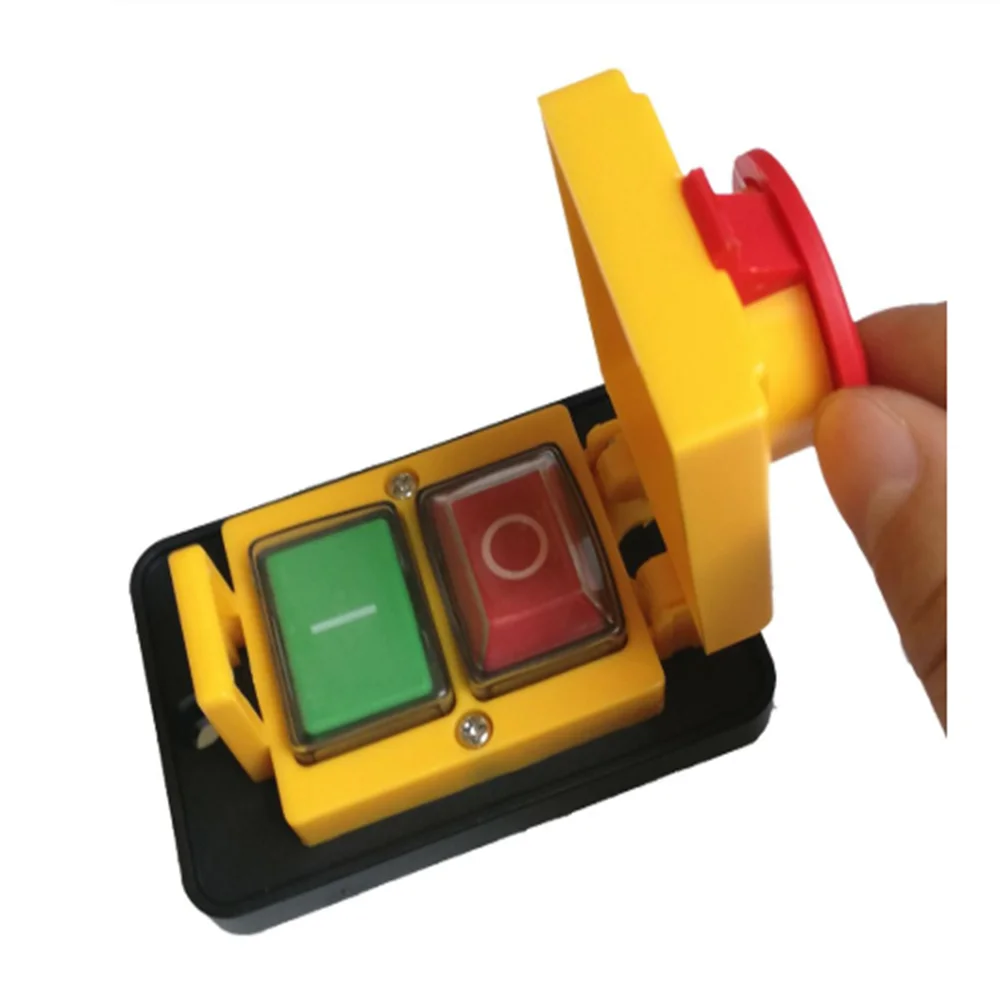 Interruptor de Botão de Parada Eletromagnético Dz05 Pinos 400v Ip55 Trifásico de Emergência