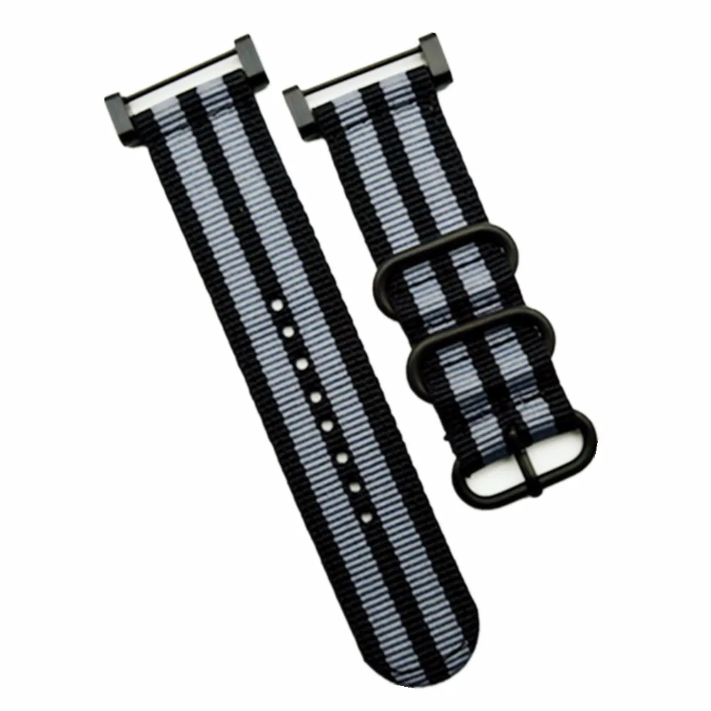 Watch Band Strap Nylon Zulu Watchband 24MM 1 set Adapters Tools 5 Color Quick Drying For 3
