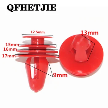 

9mm hole Automatic Riveting Fastener Pusher Bumper Bonnet Fender Door Trim Panel Plastic Clip Fasteners