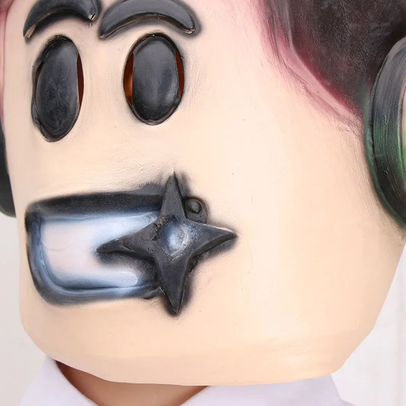 Игра Roblox милый мальчик Косплей Маска Латекс Взрослый шлем полное лицо маски вечеринка Хэллоуин косплей маска реквизит