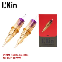 EZ INKIN – aiguilles de tatouage SMP & PMU, avec cartouche, maquillage Permanent, pour sourcils, eyeliner, lèvres, Microblading, lot de 20 pièces