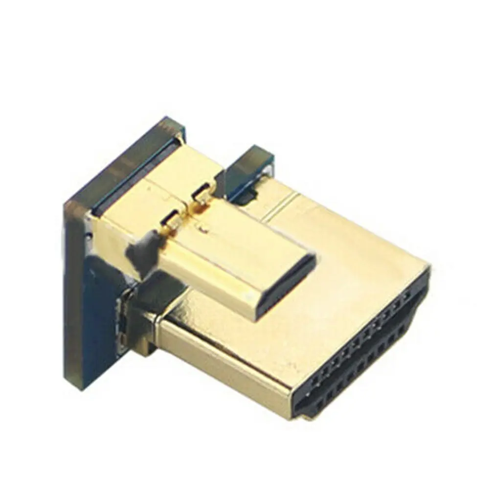 Для Raspberry Pi 4 Модель B микро HDMI к HDMI адаптер запасные части конвертер портативный