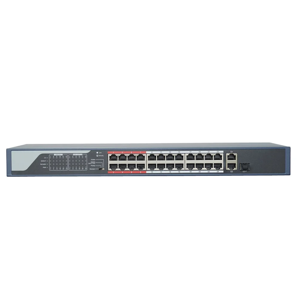 HIK с логотипом 4CH 8CH 16CH 24CH PoE LAN сетевой коммутатор DS 3E0105P E/м 3E0109P 3E0318P 3E0326P