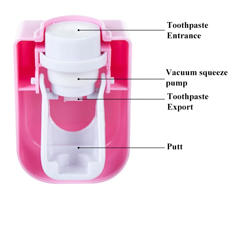 1 шт. Автоматический Диспенсер зубной пасты, для зубной щетки настенная зубная паста соковыжималка аксессуары для ванной 4 цвета