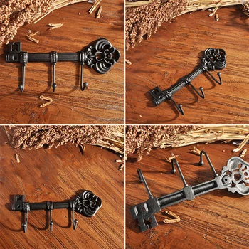 

Vintage Home Wall Mounted Key Holder Clothes Hanger Corridors Indoor Decoration