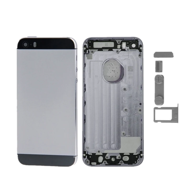 10 шт. задняя крышка батарейного отсека чехол для iPhone 5 5S металлическая окантовка
