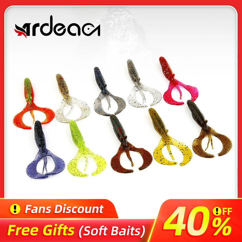

ARDEA soft fishing lure plastic shrimp lure Wobblers Crankbaits for Carp Fishing Artificial Baits Worm Soft Lures Isca Pesca