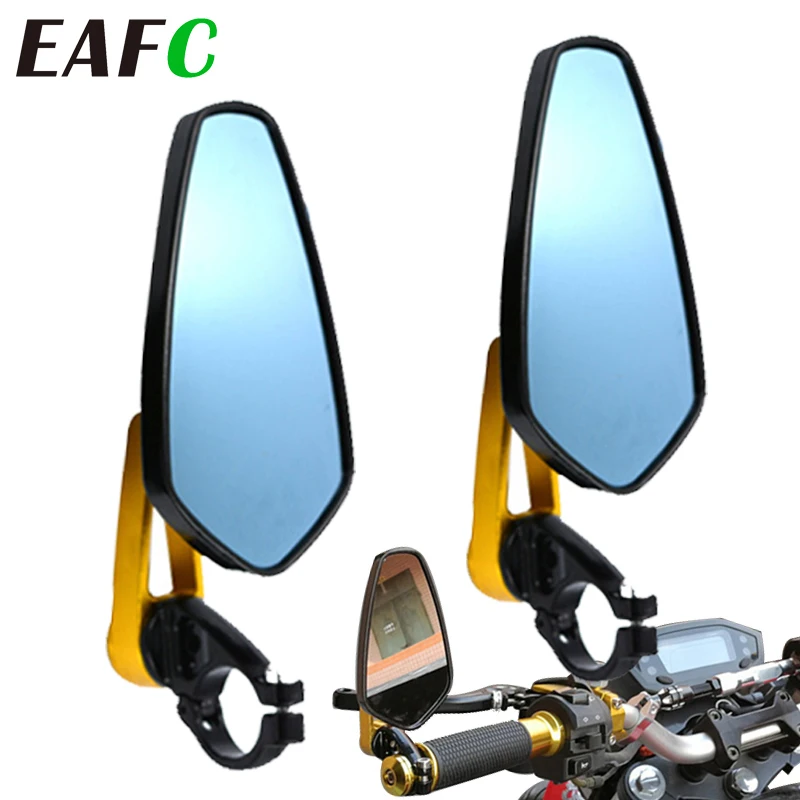 Discount Bike-Handlebar Mirrors Motorbike Universal Rear-View Aluminum 2pcs 7/8-End-Side 22mm-Bar Jag5BOkk