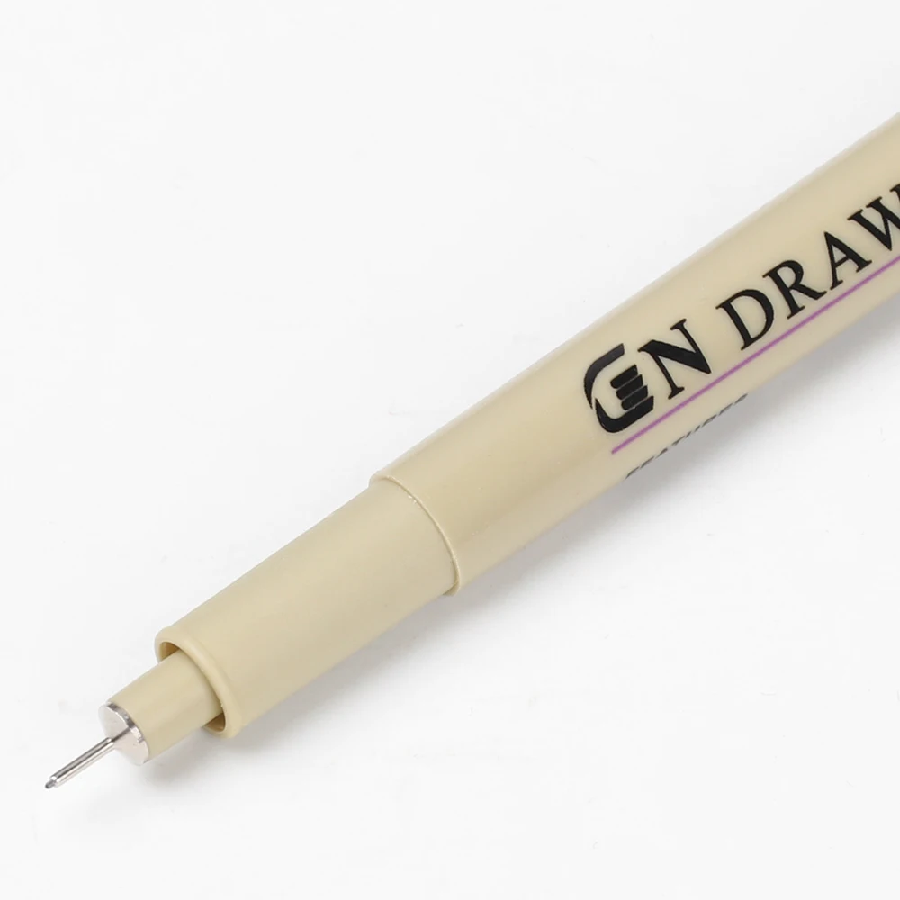 Pigment Liner чернила художественный маркер ручка-перо 0,05 0,1 0,2 0,3 0,4 0,5 0,8 разных перьями черного ручной росписью эскизов ручки-щетки