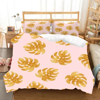 

Rainforest Plants Theme Duvet Cover Set Full Queen King Twin Size Comforter Cover with Pillowcase Winter Girls Home New Bedding