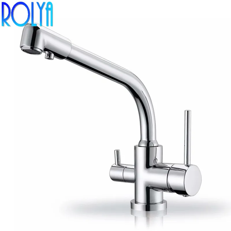 Rolya Мини Новое поступление Ro воды 3 способ кухонный кран осмос три потока