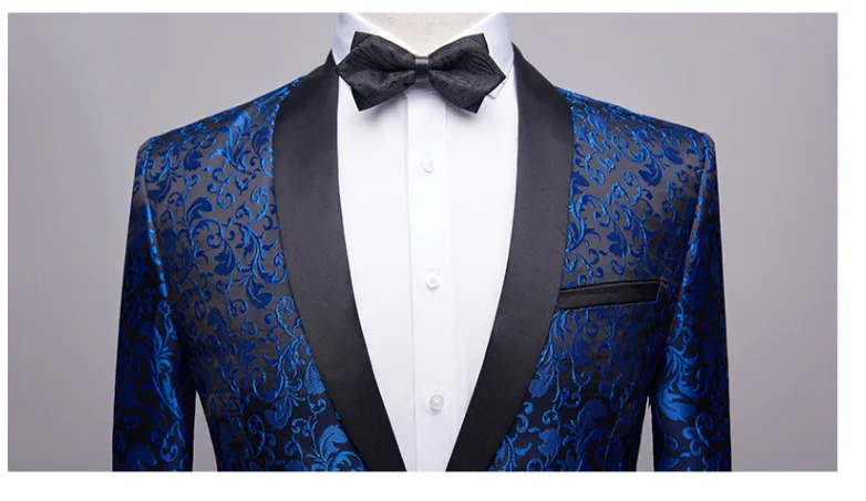 Модный мужской костюм, комплект из 2 предметов, размер s, m, l, 4XL, деловой Банкетный Мужской Блейзер, куртка и штаны, Новые популярные мужские вечерние костюмы