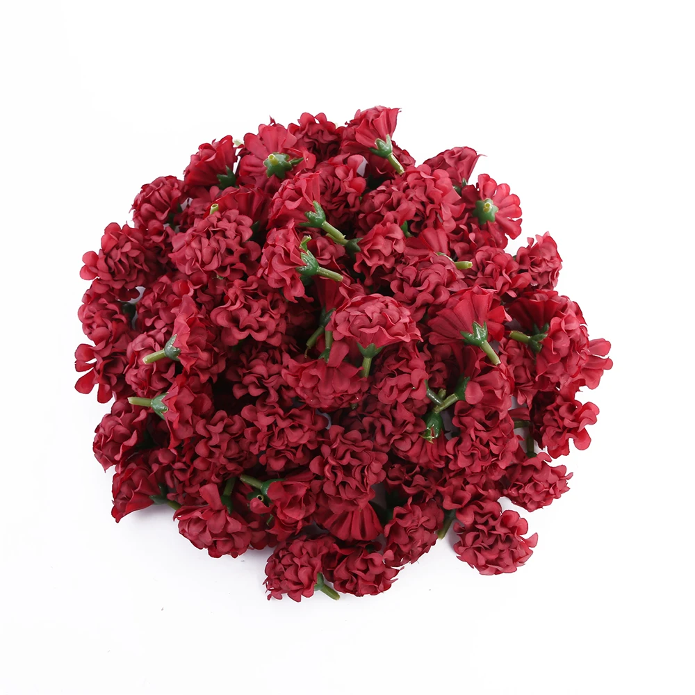 10/30/30Pcs Großhandel Künstliche Mini Hortensien Blume Kopf Für Handwerk Nelke Party Hause Hochzeit DIY kränze Festival Dekor – Detail 10