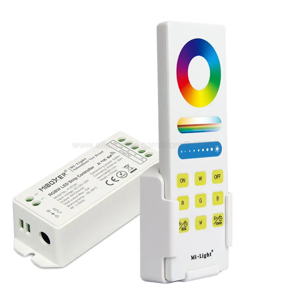 Mi. Светильник FUT044A RGBW контроллер светодиодных лент DC12V 24V 6A/CH Max 15A с беспроводным