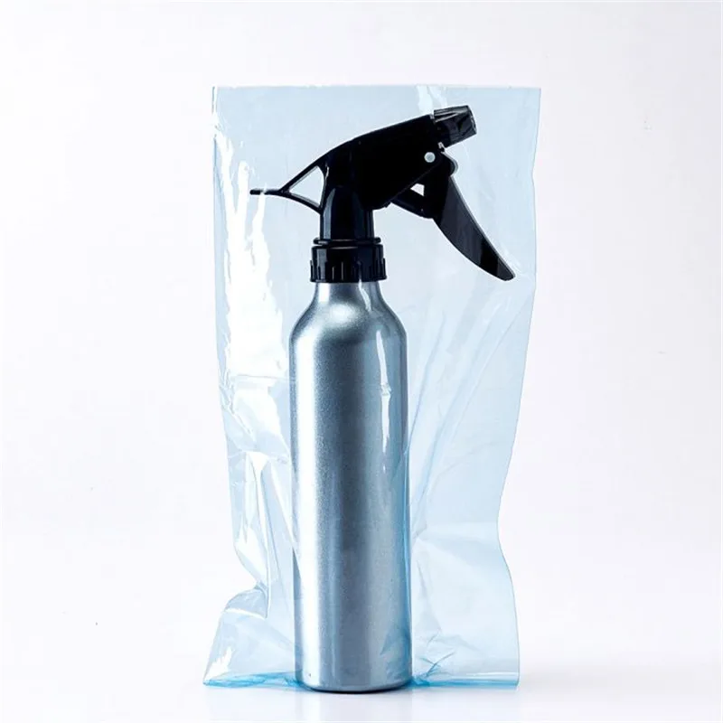 250 pcs EZ Tattoo Spray Bottle Bags Wash Bottle Disposable Cover Bags Clear/Blue 2 sizes Tattoo Supply Tattoo Accessories 250pcs pink tattoo spray bottle bags wash bottle disposable cover bags plastic bags clear tattoo supply accessories supplies