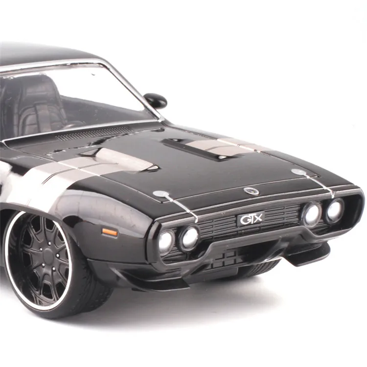 Классический 1:24 1972 Плимут GTX сплав модель автомобиля, Высококачественная коллекция и подарок мускул модель гоночной машины украшения