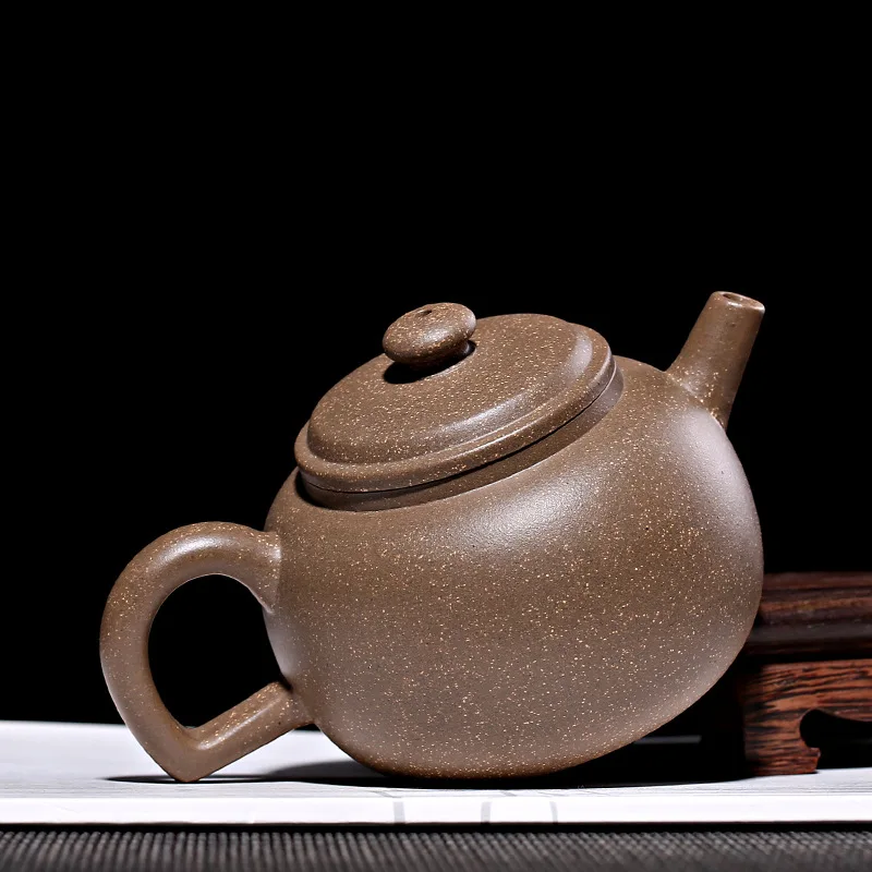 Yixing Clay Teapot Manufacturers Direct Selling Raw Ore Segment Mud Entirely Handmade Pot Flower Holder Tea Set Gift Box Customi