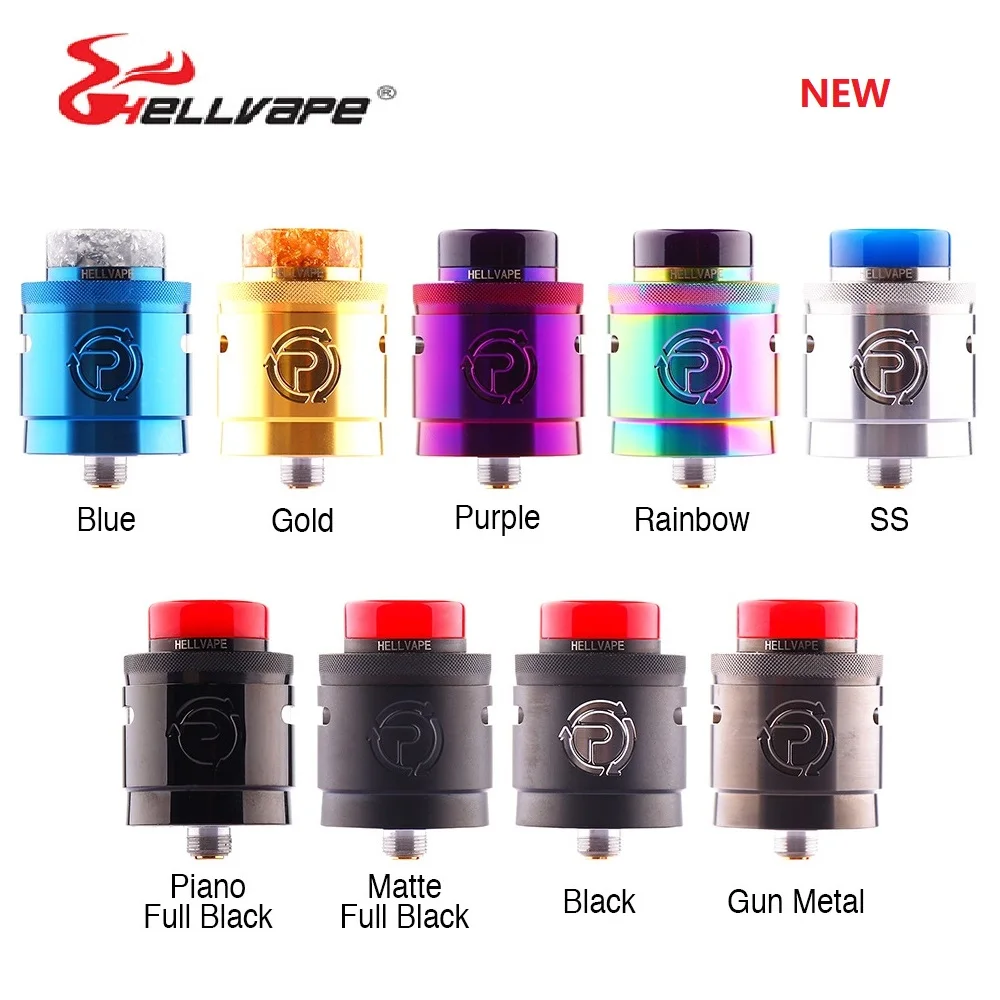 

NEW Original Hellvape Passage RDA Atomizer 2 Post Deck E-cig Tank with Separation Block for Squonkor Box Mod Vs Drop Dead RDA