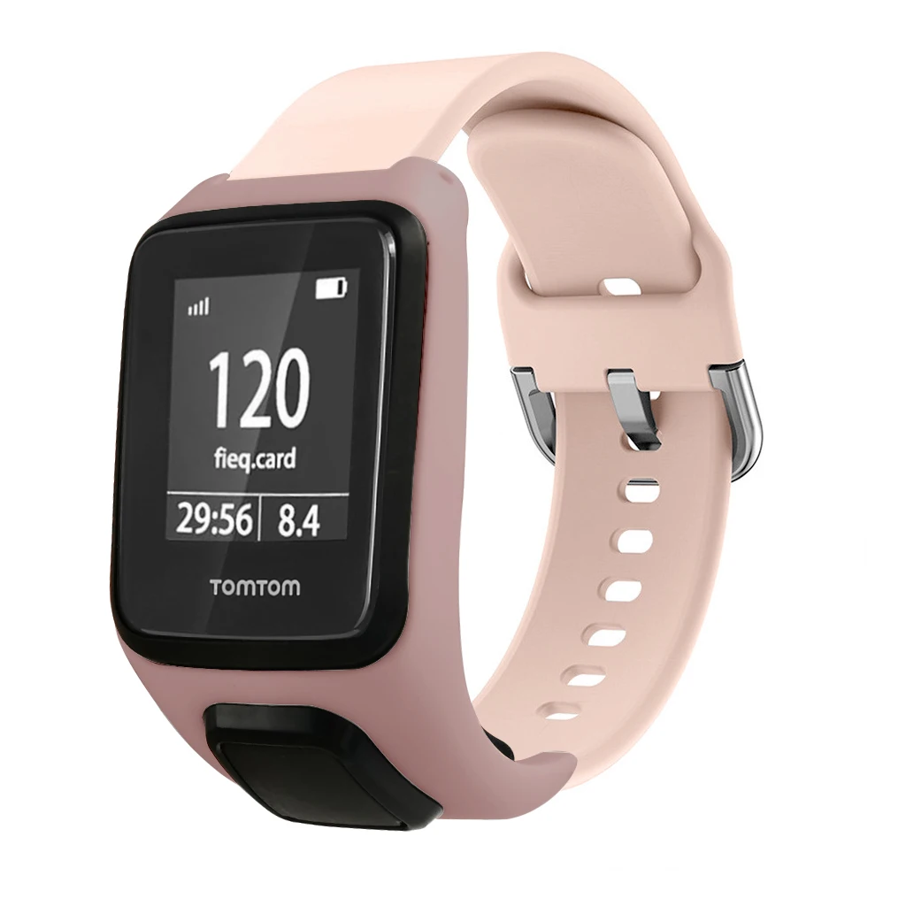 FIFATA красочные силиконовые часы ремешок для Tomtom Runner 3 для Tomtom Adventure умные спортивные часы сменный Браслет аксессуары