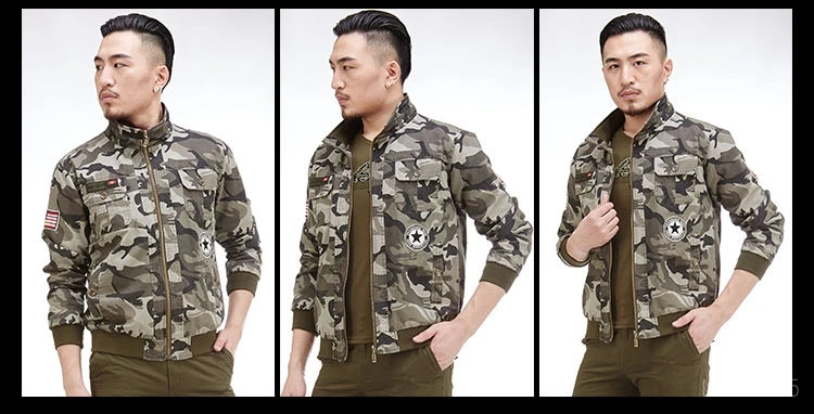 Motorcycle Jackets Cotton Camouflage Moto Jacket Military Tooling Jacket Autumn Winter Motocross Riding Jacket For Men Outdoor