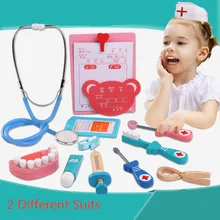 Новое поступление Детский доктор игрушки костюм медсестры инъекции инструмент Деревянный Моделирование медицина коробка детский дом(части) унисекс дерево