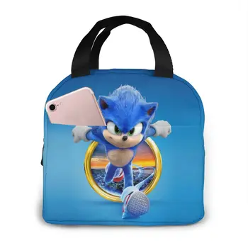 

Sonic Waterproof Zipper Portable Insulated Lunch Bag, Washable And Reusable, Suitable For Outdoor Travel Picnic School Office