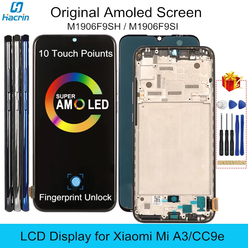 Original Display for Xiaomi Mi A3 Amoled LCD