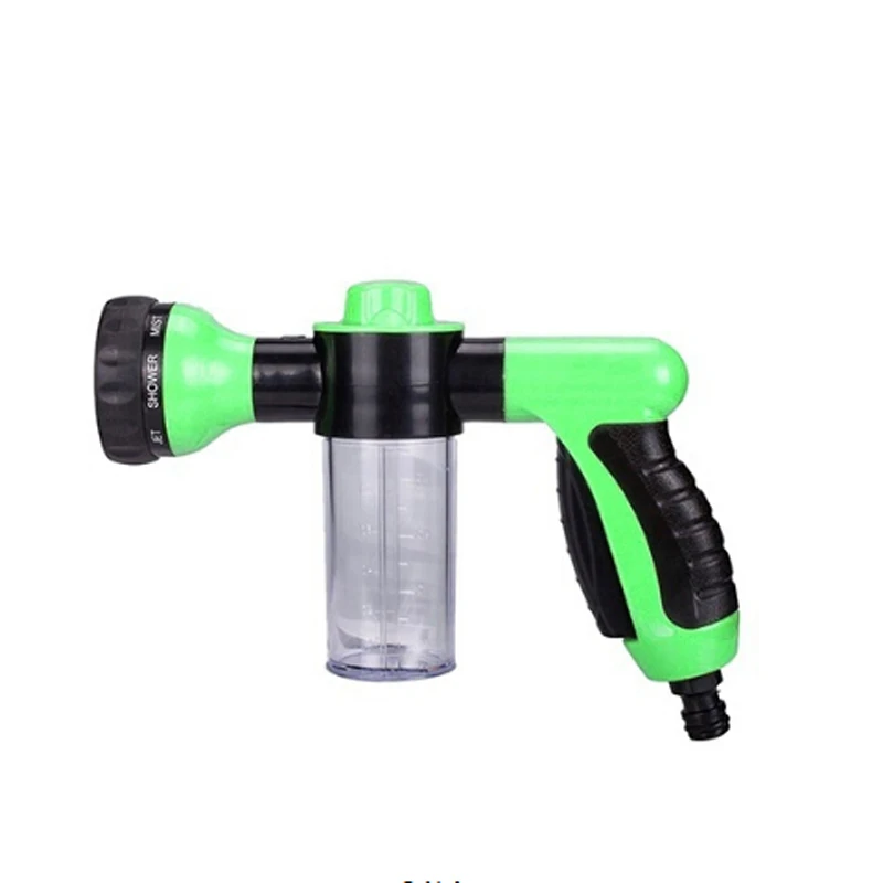 Water Gun Hose Nozzle Car Washer Garden Watering Jet Spray High Pressure Sprinkler Foam Lance Automobiles Cleaning Tool