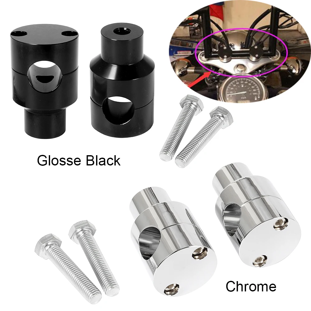 2X  7/8 1 ڵ   Ŭ ˷̴ Harley Custom Springer Bobber Chopper 22mm 25mm ڵ  /ũ