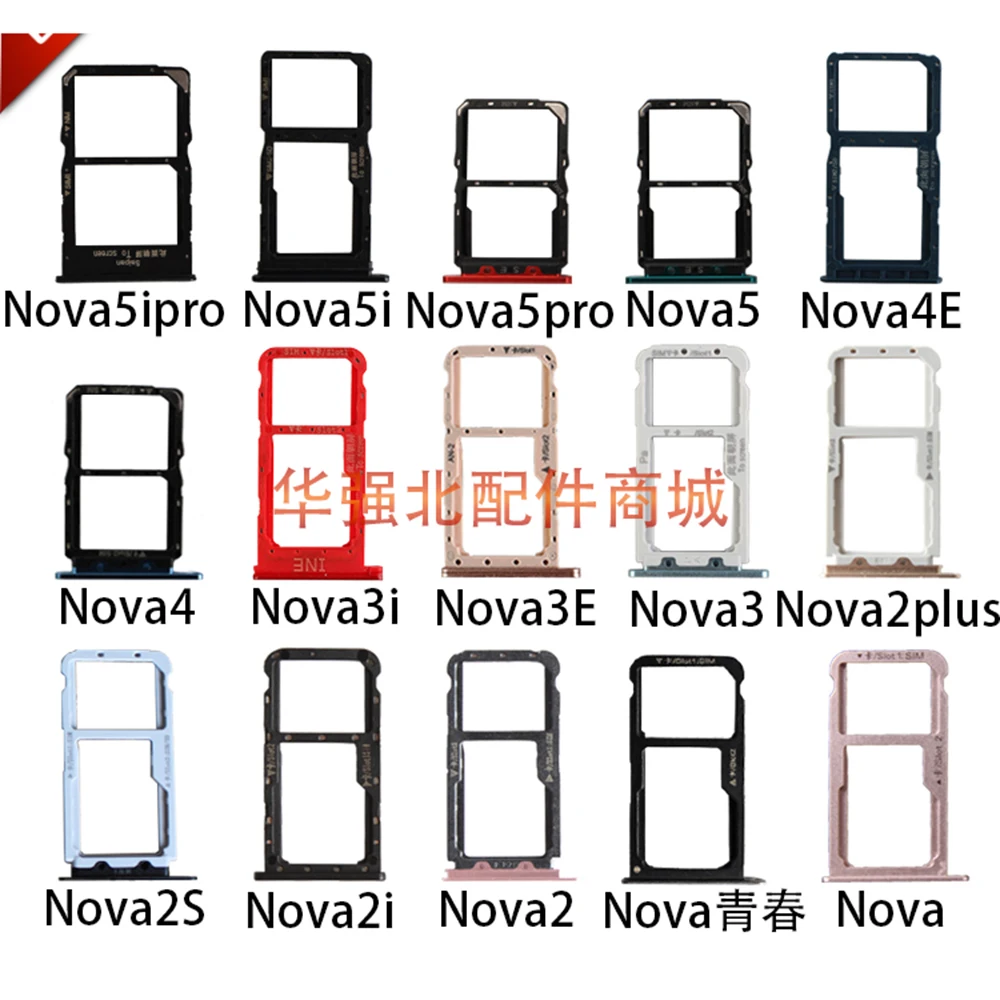 Slot Supporto Per Huawei Nova 4 4E P30 Lite Nova Lite Sd Dual & Single Sim Card Tray