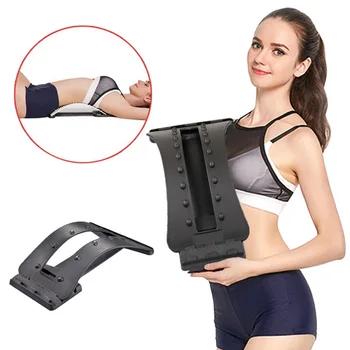

New Best Back Massager Stretcher Fitness Massage Equipment Stretch Relax Stretcher Lumbar Support Spine Pain Relief Chiropractic