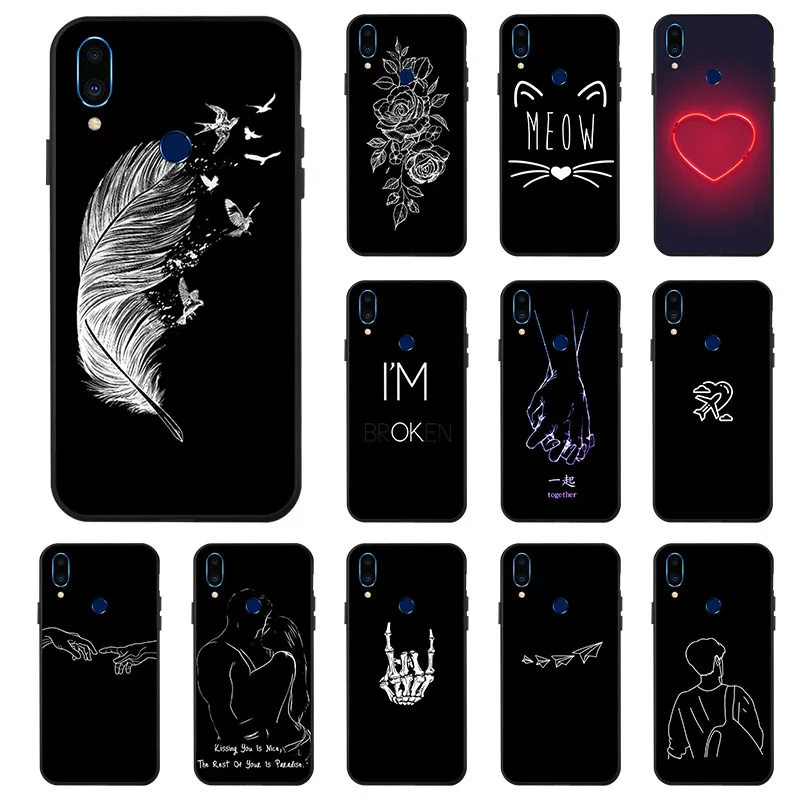 

DIY Painted Phone Case For Meizu Note 9 8 Case Silicone Back Case For Meizu Pro 7 Plus U20 V8 Pro Note 8 Note9 Case Cover Fundas