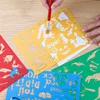 5/20pcs Drawing Stencils Set for Kids Large Plastic Stencil Kit 300+ Patterns Painting Templates for Girls & Boys Gift 4