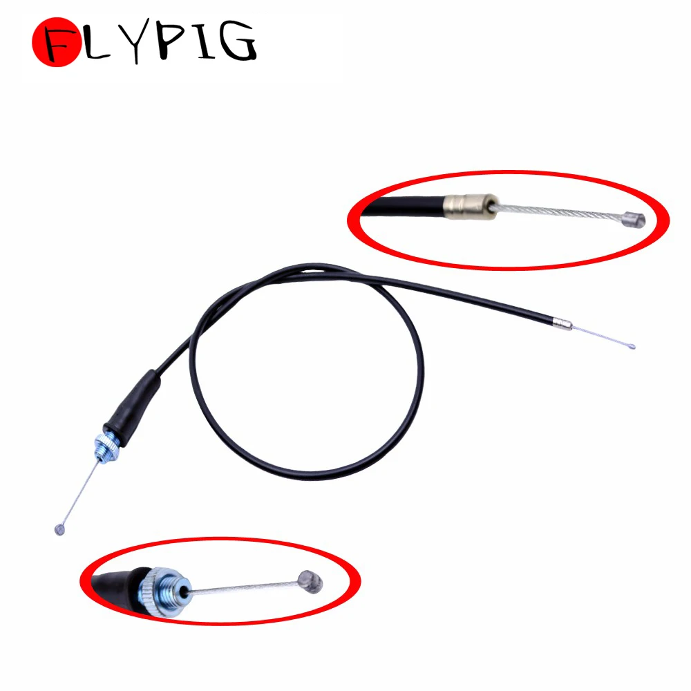 FLYPIG запасные части для KTM KTM50 KTM65 144 150 175 250 черный кабель дроссельной заслонки ручка бар комплект сцепление корпус 36"