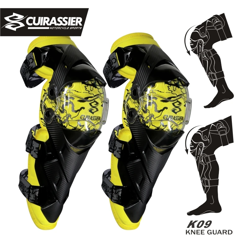 Online Protector de codo de motocicleta Cuirassier rodilleras protectores de rodilla Motocross cuesta abajo moto de tierra MX protección todoterreno de carreras coderas almohadillas