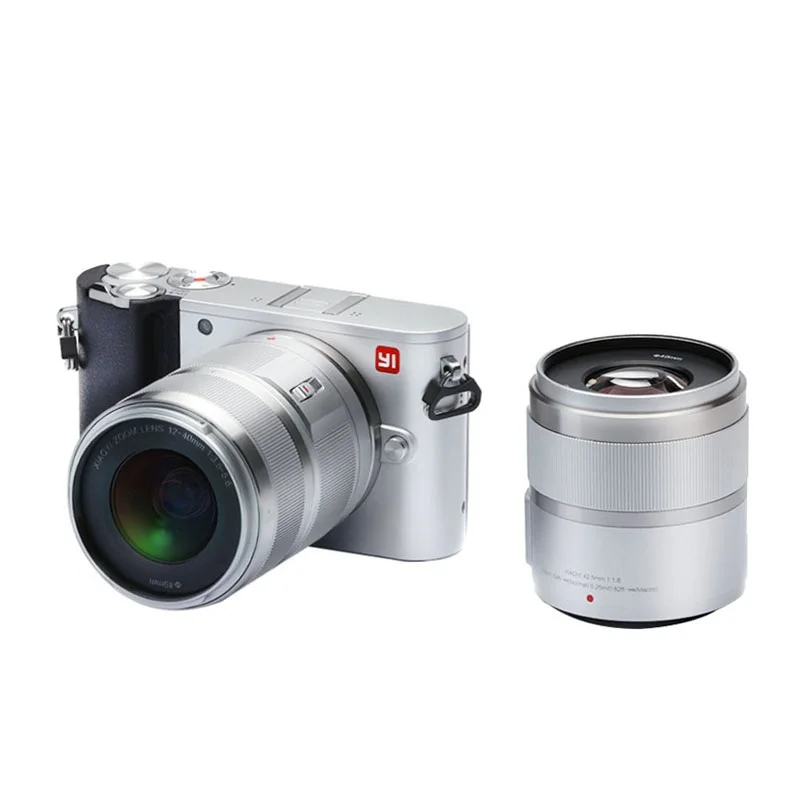 YI M1 Mirrorless Digital Camera Prime Zoom Two Lens LCD Minimalist RAW 20MP Video Recorder 720RGB I